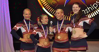 Drillos cheerleader-datter har vunnet både NM, EM og VM
